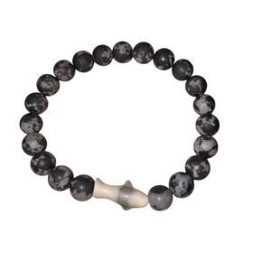 Fahlo Shark Tracking Natural Bead Bracelet